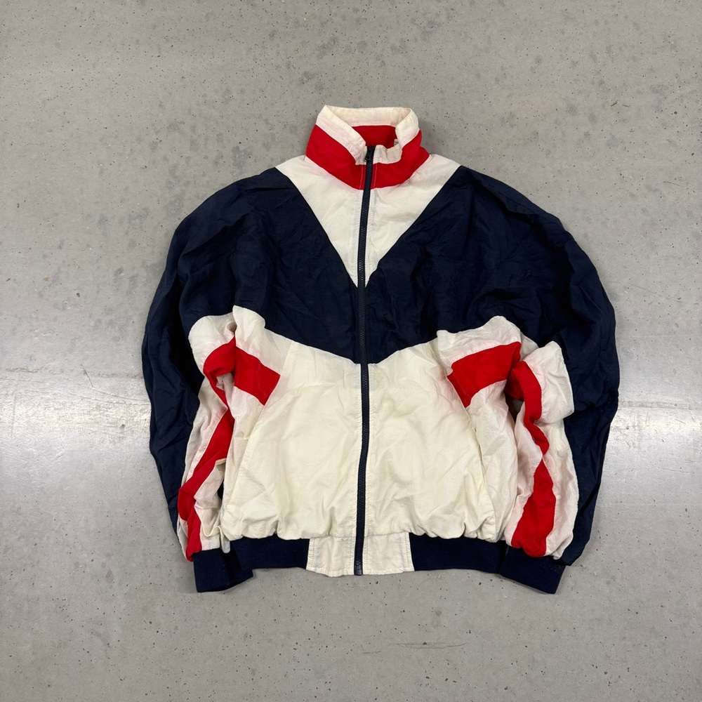 Vintage 90s Christian Dior Colorblock Windbreaker Jacket